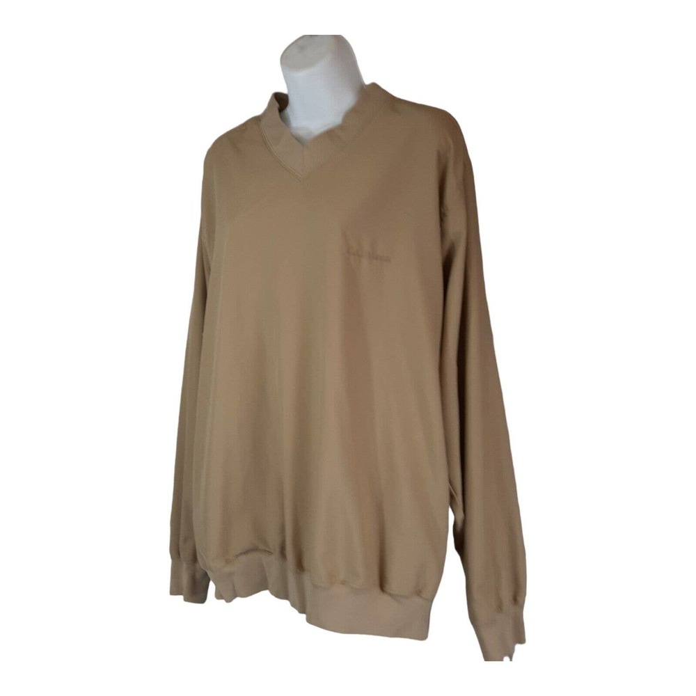 LL Bean Mens Medium Tall Golf Pullover Jacket Windstopper Weatherproof Sweater